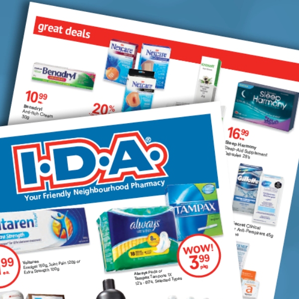 ALWAYS ZZZ, I.D.A. deals this week, I.D.A. flyer